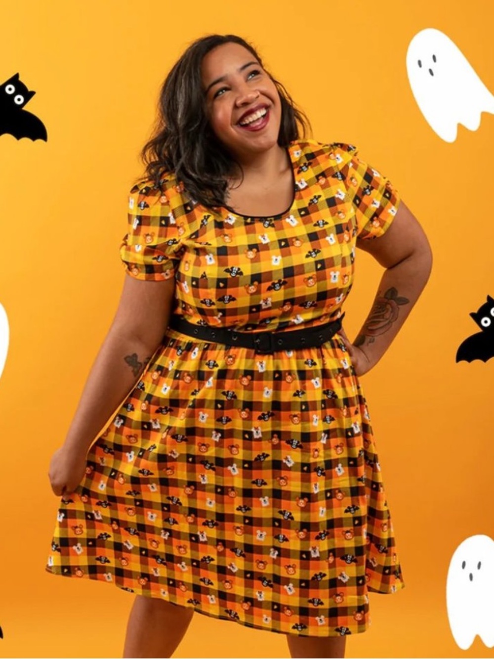 Disney Stitch Shoppe Spooky Mickey Minnie Laci Halloween Dress 2XL NWT